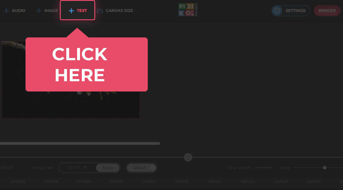 Pixiko 🔤 Add Text to Video Online | Make your video readable