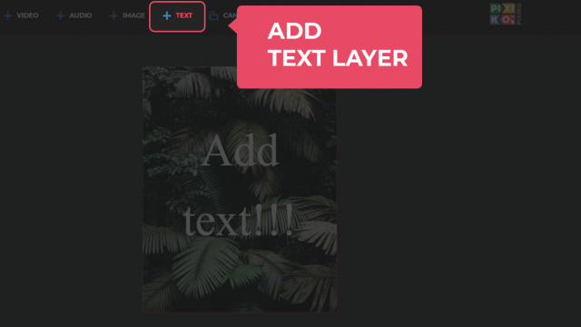 Add text layer