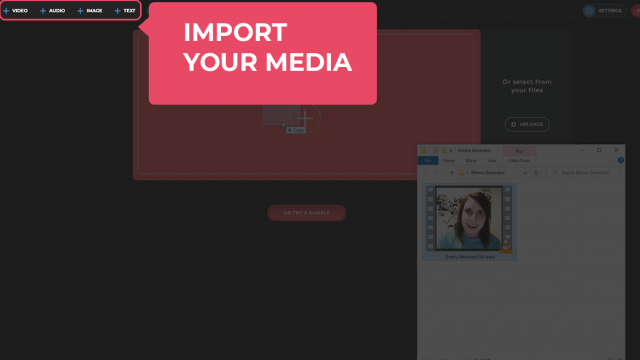 Import your media