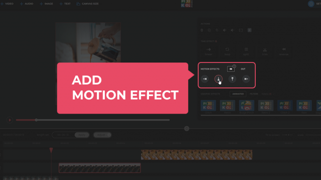 Add motion effect