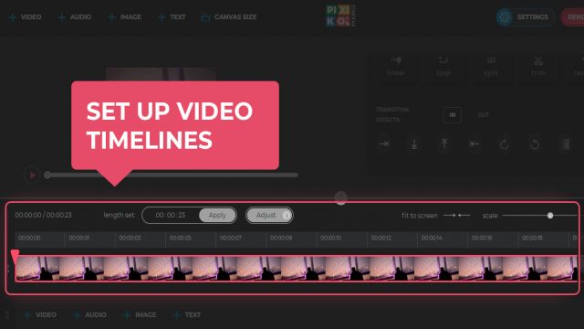 Set up Video timelines Set up Video timelines