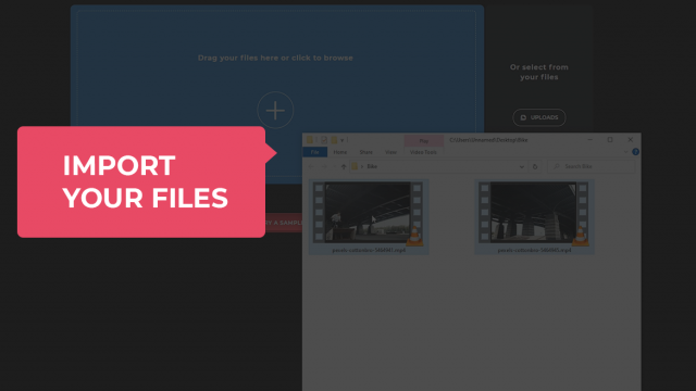 Import your files