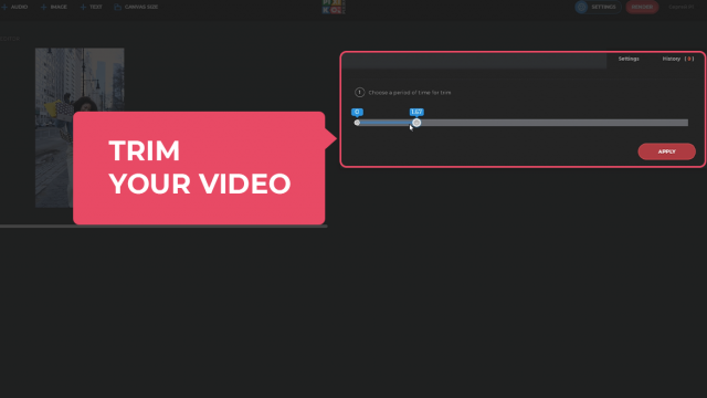 Trim your video Trim your video