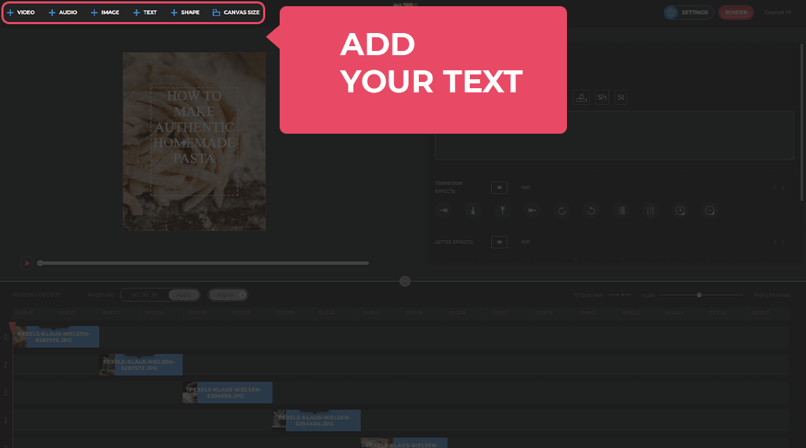Add Text to GIF - Add Text to Animated GIFs Online - VEED